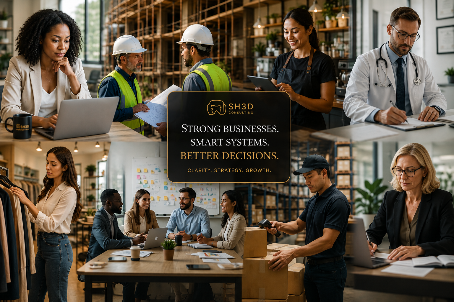 Different types of businesses using assessment and AI placement